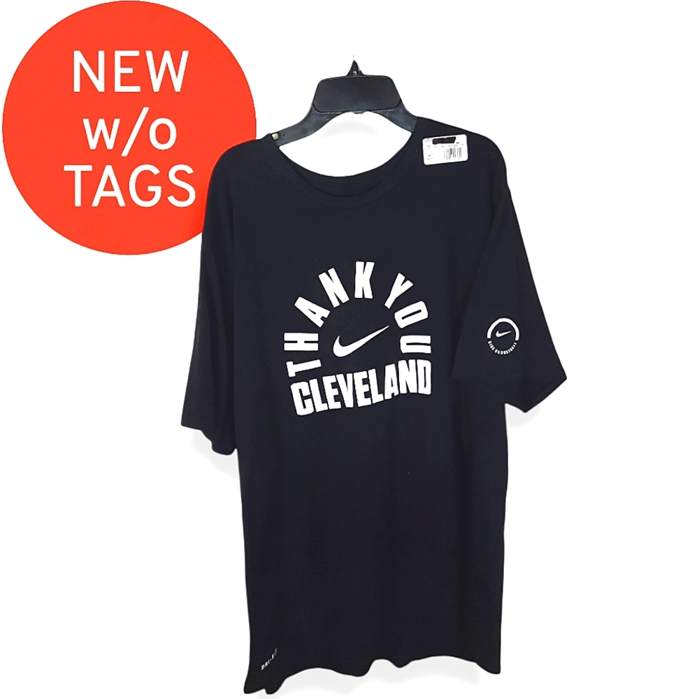 NWOT Nike Basketball Thank You Cleveland Cavaliers 1st Championship DriFit Shirt